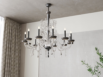 French chandelier 3d model