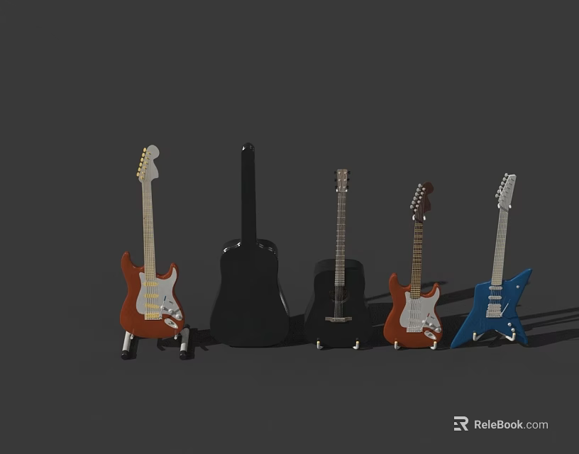 Modern Hinged Door Designs For Home Interior With Various Styles And Materials 3d model