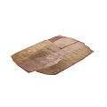 Stylish Abstract Geometric Carpet With Brown Beige Pink Tones For Home Decor