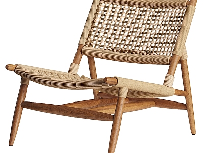 Rattan Leisure Chair Outdoor Leisure Chair Outdoor Chair 3d model