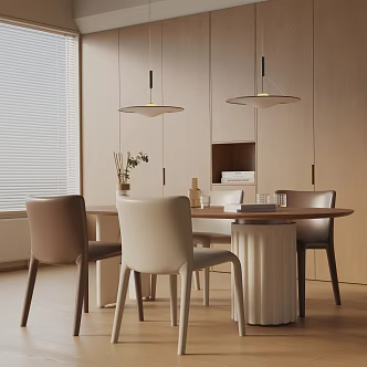 Modern dining table 3d model
