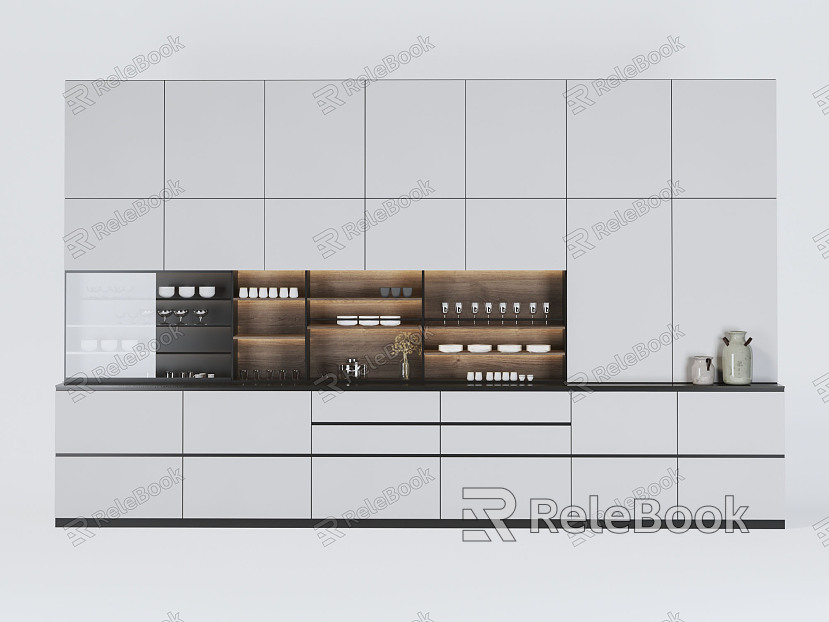 Modern Cabinet Cabinet Wine Cabinet model