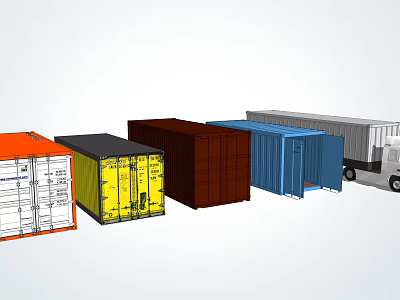 Industrial LOFT Container 3d model Industrial LOFT Container 3d model