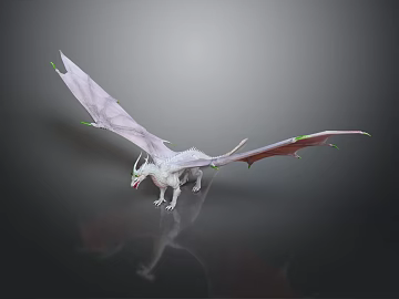Modern game character White Dragon Western Dragon Monster (ID:ggajh455500)