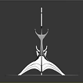 Viking Style Watercraft Model With Intricate Wooden Details And Decorative Prow Design