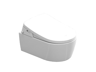 Intelligent wall-mounted toilet 3d model