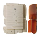 Modern Wooden Wall Decor With Assorted Shapes And Various Wood Tones