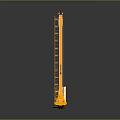 Yellow Vertical Mast Lift Equipment With Elevated Platform For Industrial Use