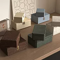 Modern Tea Box Storage Box 3d model
