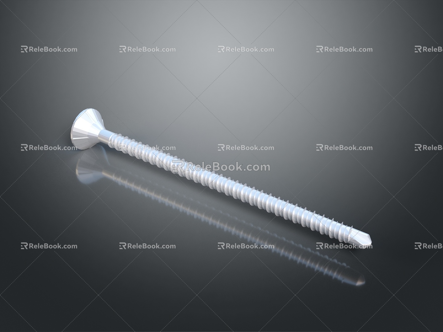 Screw Nut Pan Head Screw Round Head Screw Cylindrical Head Screw Countersunk Head Screw Flat Head Screw 3d model