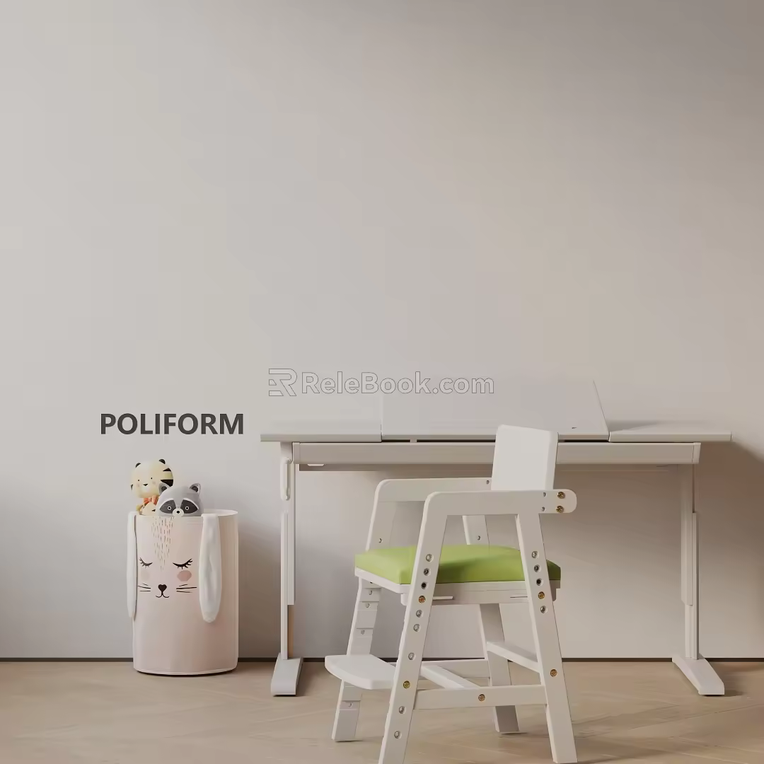 Modern Bookshelf 3d model