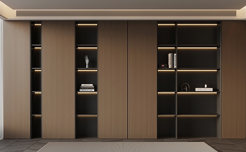 Italian Bookcase 3d model