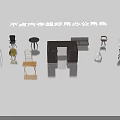 Space Saving Efficient Office Supplies With Practical Design For Workspace