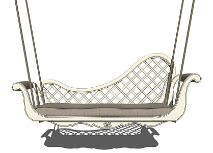 Swing Rocking Chair 3d model