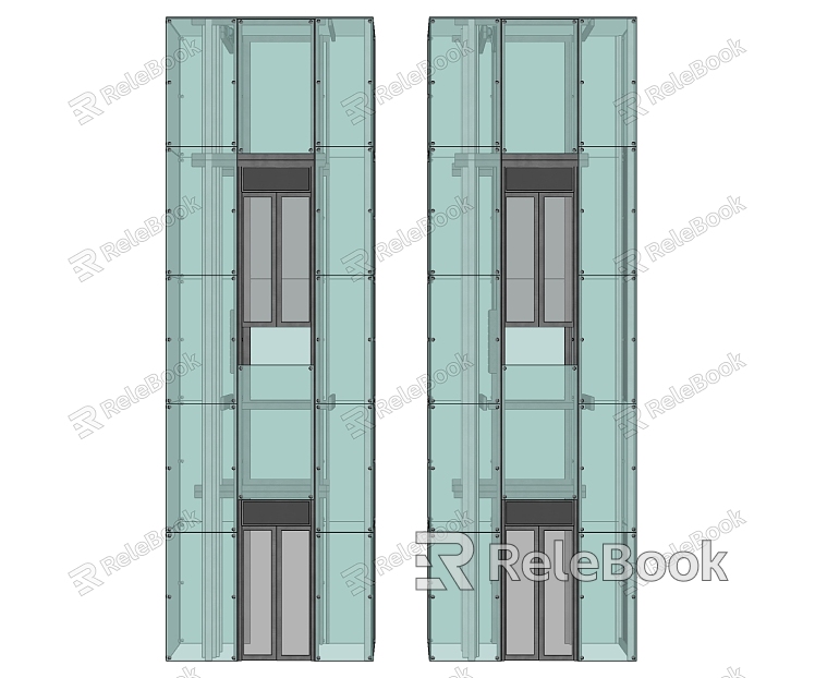 modern elevator helicopter elevator glass elevator model