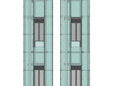 modern elevator helicopter elevator glass elevator model