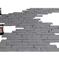 New Chinese style slate luting step 3d model