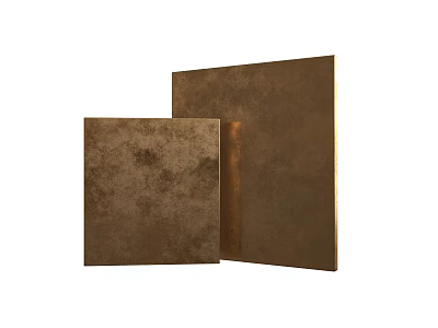 Modern Decorative Wall Panels With Brushed Copper Texture And Smooth Surface Design 3d model