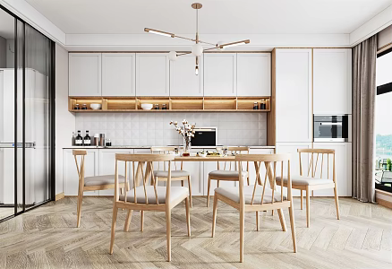 Nordic Restaurant 3d model