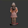 Romantic Couple Decorative Figurine With LED Lights And Decorative Base For Home Decor