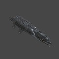 Weapon ancestor warship 3d model