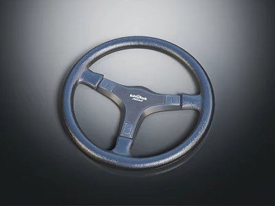 High Quality Car Steering Wheel With Ergonomic Design And Textured Surface 3d model