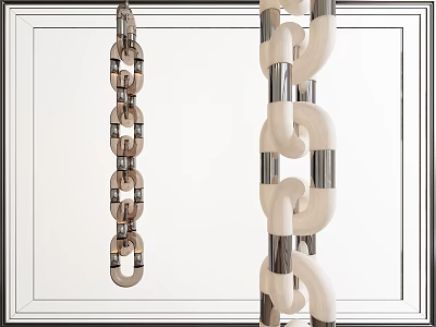 modern chandelier stair chandelier 3d model