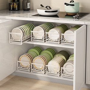 Dish Rack Tableware 3d model