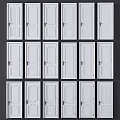 Shower Sauna Room White Door Designs With Various Styles And Handles