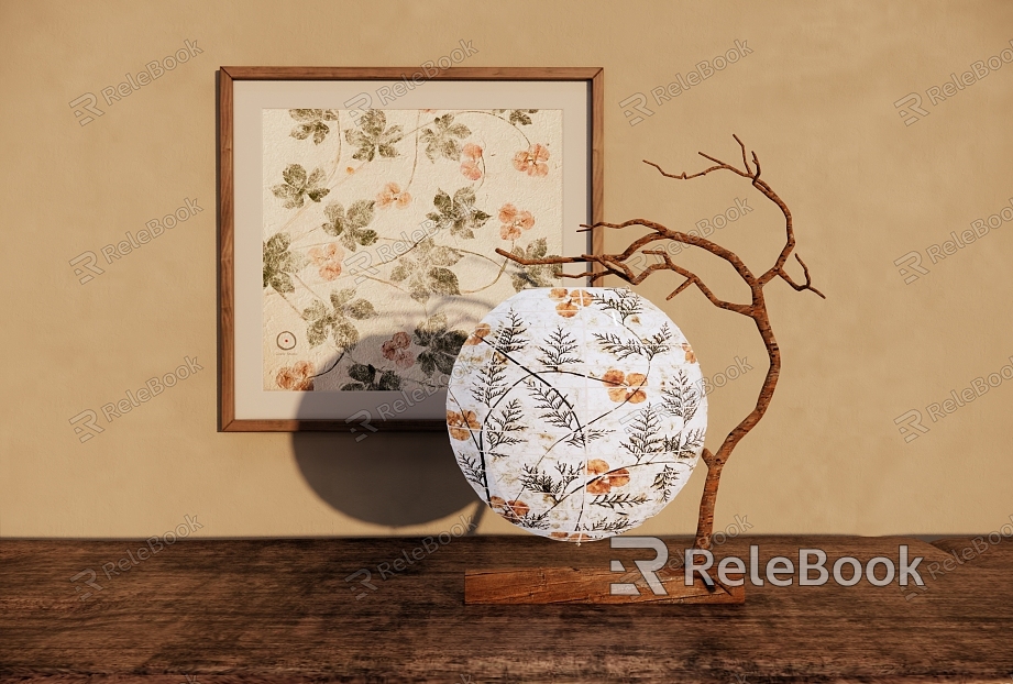 New Chinese Style Table Lamp New Chinese Style Table Lamp Non-Legacy Flower Lamp Art Device Lantern New Chinese Style Table Lamp Dead Branch Table Lamp model