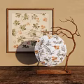 New Chinese Style Table Lamp New Chinese Style Table Lamp Non-Legacy Flower Lamp Art Device Lantern New Chinese Style Table Lamp Dead Branch Table Lamp 3d model