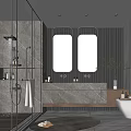 Modern toilet 3d model