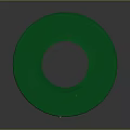 Home Essential Green Tape Roll With White Adhesive Tape For Daily Use