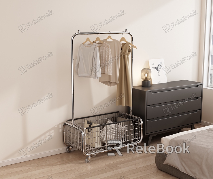 Bedroom Clothes Coat Rack Clothes Accessories model