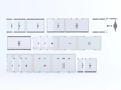 Modern Electrical Switches And Sockets Design With Various Styles And Shapes 3d model