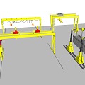 Crane Gantry crane 3d model