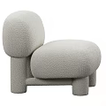 Single sofa 3d model
