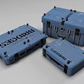 Blue BRIDGES Equipment Cases Sturdy Design With Latches Screws And Multiple Units
