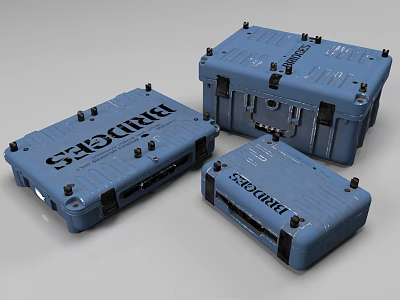 Toolbox storage box 3d model
