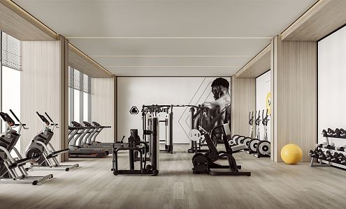 Modern Gym 3d model