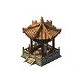 Forbidden City Chinese ancient building pavilion Chinese pavilion courtyard 3d model