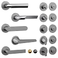Modern Black Door Handles With Various Sleek Designs For Home Interior Use