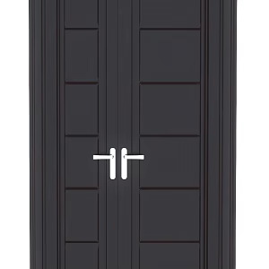 Modern double door 3d model