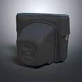 Durable Black Leather Seiko Case With 250m Marking For Watch Storage 3d model
