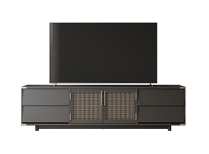 French TV Cabinet TV 3d model