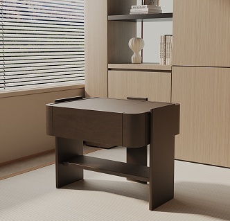 Modern Bedside Cabinet 3d model