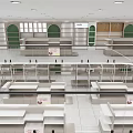 Old Ox Toy Store Interior With Display Shelves And Staircase Design
