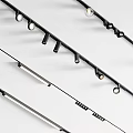 Sleek Modern Black Track Mounted LED Downlights And Spotlights For Ceiling Lighting