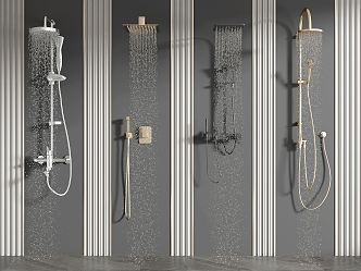 Modern Shower 3d model