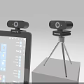 Projection Monitoring Hikvision Cameras With Tripod Stand And Tablet